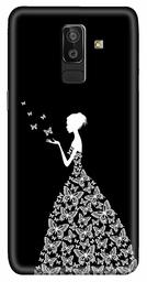 Amazon Brand - Solimo Designer Girl Design 3D Printed Hard Back Case Mobile Cover for Samsung Galaxy On8 2018