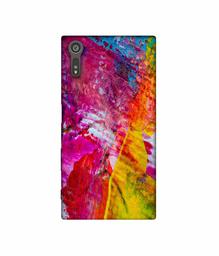 Amazon Brand - Solimo Designer Multicolour Texture 3D Printed Hard Back Case Mobile Cover for Sony Xperia XZ Dual