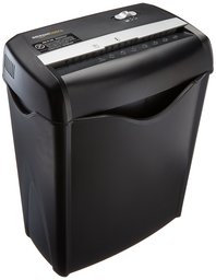 AmazonBasics 6-Sheet Cross Cut Paper and Credit Card Shredder