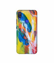 Amazon Brand - Solimo Designer Multicolor Paint On Wall 3D Printed Hard Back Case Mobile Cover for Xiaomi Redmi Note 7 Pro