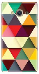 Amazon Brand - Solimo Designer Triangle Pattern 3D Printed Hard Back Case Mobile Cover for Samsung Galaxy J3 Pro