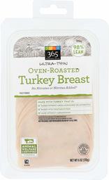 365 EVERYDAY VALUE Ultra Thin Oven Roasted Turkey Breast, 6 OZ