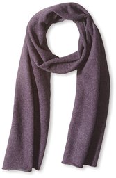 Thirty Five Kent Men's Cashmere Diamond Pattern Scarf, Purple