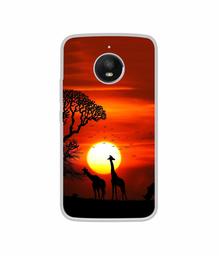 Amazon Brand - Solimo Designer Sunshade UV Printed Soft Back Case Mobile Cover for Motorola Moto E4 Plus