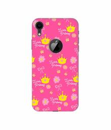 Amazon Brand - Solimo Designer Little Princess Pattern 3D Printed Hard Back Case Mobile Cover for Apple iPhone XR (Logo Cut)