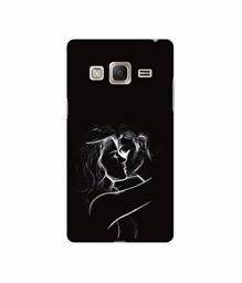 Amazon Brand - Solimo Designer Kissing Couple 3D Printed Hard Back Case Mobile Cover for Samsung Z3