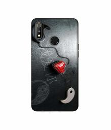 Amazon Brand - Solimo Designer Chinnese Yin and Yang 3D Printed Hard Back Case Mobile Cover for Realme 3 / Realme 3i