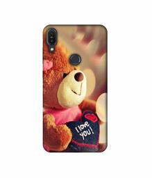 Amazon Brand - Solimo Designer Teddy Bear 3D Printed Hard Back Case Mobile Cover for Asus Zenfone Max Pro M1 ZB601KL