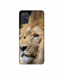 Amazon Brand - Solimo Designer Lion 3D Printed Hard Back Case Mobile Cover for Samsung Galaxy A51