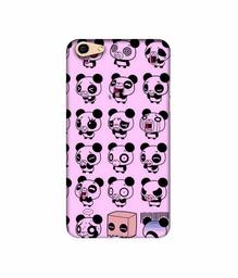 Amazon Brand - Solimo Designer Panda Experation 3D Printed Hard Back Case Mobile Cover for Oppo F3