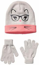 Marchio Amazon - Spotted Zebra - 2-piece Sweater Cold Weather Hat And Gloves Set, cold-weather-accessory-sets Unisex - Bambini