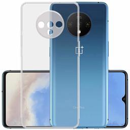 Amazon Brand - Solimo Anti Dust Plug Mobile Cover (Soft & Flexible Back case), for OnePlus 7T (Transparent)