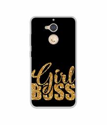 Amazon Brand - Solimo Designer Sparkle Girl Boss UV Printed Soft Back Case Mobile Cover for Gionee S6 Pro