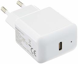 AmazonBasics Chargeur mural pour téléphones, USB-C, 18 W - Blanc