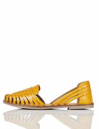 find. Women's Hurrache Closed Toe Sandals, Yellow (Yellow), 6 UK