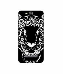 Amazon Brand - Solimo Designer White Tiger 3D Printed Hard Back Case Mobile Cover for Micromax Canvas Juice 3 Q392