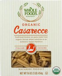 Whole Foods Market, Organic Casarecce, 16 oz