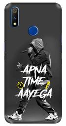 Amazon Brand - Solimo Designer Apna Time Ayega Design 3D Printed Hard Back Case Mobile Cover for Realme 3 Pro