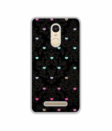 Amazon Brand - Solimo Designer Heart Texture UV Printed Soft Back Case Mobile Cover for Mi Redmi Note 3