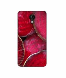 Amazon Brand - Solimo Designer Red Texture 3D Printed Hard Back Case Mobile Cover for Micromax Canvas Nitro 4G E455