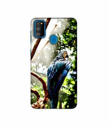 Amazon Brand - Solimo Designer Macaw Parrot 3D Printed Hard Back Case Mobile Cover for Samsung Galaxy M21 / M30s