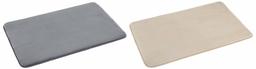 AmazonBasics Non-Slip Memory Foam Bathmat 18'' x 28'', Gray