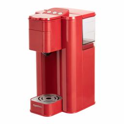 AmazonBasics Single Serve Capsule Coffee Maker, Red (Renewed)