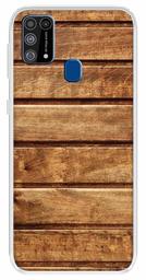 Amazon Brand - Solimo Designer Multicolor Wooden Design Printed Soft Back Case Mobile Cover for Samsung Galaxy M31