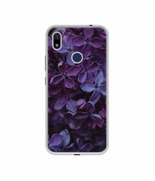 Amazon Brand - Solimo Designer Purple Flowers UV Printed Soft Back Case Mobile Cover for Gionee F9