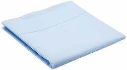 AmazonBasics Everyday 100% Cotton Flat Sheet,Blue,180 x 260 cm