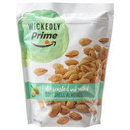 Wickedly Prime, Soft Shell Almonds, Dry Roasted & Salted, 16 oz