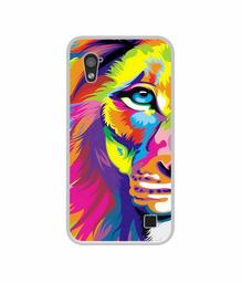 Amazon Brand - Solimo Designer Funny Cat Pattern Print UV Printed Soft Back Case Mobile Cover for Infocus M370i