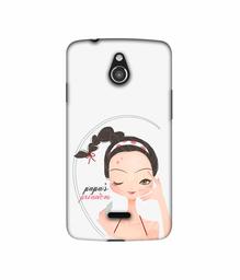 Amazon Brand - Solimo Designer Papa's Princess 3D Printed Hard Back Case Mobile Cover for InFocus M2