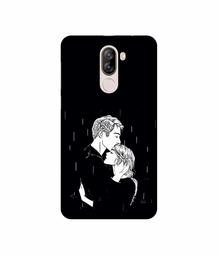 Amazon Brand - Solimo Designer Couples Standing in Rain UV Printed Soft Back Case Mobile Cover for iVooMi i1