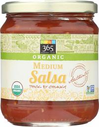 365 Everyday Value, Organic Hot Salsa, Thick & Chunky, 16 oz