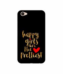 Amazon Brand - Solimo Designer Happy Girls are The Prettiest UV Printed Soft Back Case Mobile Cover for Vivo V5 Plus