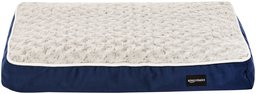 AmazonBasics Memory Foam Dog Bed with Removable Washable Cover, 16-Inch x 22-Inch