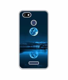 Amazon Brand - Solimo Designer Moon Pattern Print UV Printed Soft Back Case Mobile Cover for Panasonic Eluga A4