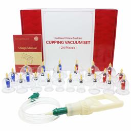 EverOne Biomagnetic Chinese Cupping Therapy Cup, Set of 24