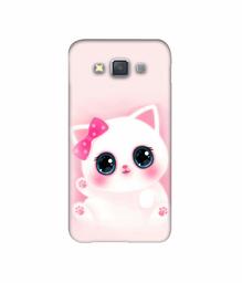 Amazon Brand - Solimo Designer Babby Kitty 3D Printed Hard Back Case Mobile Cover for Samsung Galaxy A3