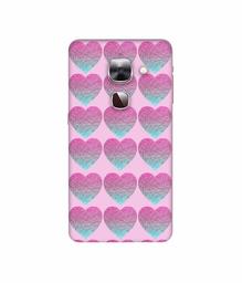 Amazon Brand - Solimo Designer Sparkle Heart Texture 3D Printed Hard Back Case Mobile Cover for LeEco Le Max 2