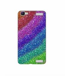 Amazon Brand - Solimo Designer Multicolor Sparkle 3D Printed Hard Back Case Mobile Cover for Vivo V1 Max