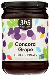 365 by Whole Foods Market, Fruit Spread, Concord Grape, 23.28 Ounce