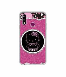 Amazon Brand - Solimo Designer Kitty with Glitter UV Printed Soft Back Case Mobile Cover for LG W10