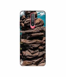 Amazon Brand - Solimo Designer Rocks 3D Printed Hard Back Case Mobile Cover for Poco X2 / Mi Redmi K30