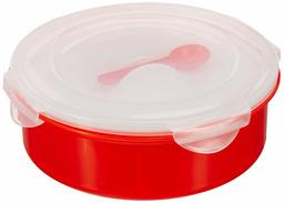 Amazon Brand - Solimo Plastic Masala Box, 2 litres, Red