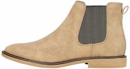 find. Men's Chelsea Boots, Braun (Sand Nubuck Look), 11 UK