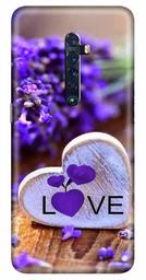 Amazon Brand - Solimo Designer Floral Bluebell Love 3D Printed Hard Back Case Mobile Cover for Oppo Reno 2