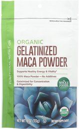 Whole Foods Market, Organic Gelatinized Maca Powder, 4 oz