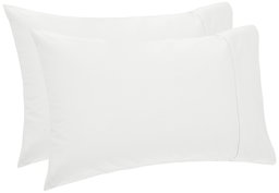 Pinzon 400-Thread-Count Hemstitch Egyptian Cotton Pillowcases - Standard, Eggshell (Set of 2)